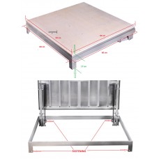 Grīdas lūka 60 x 60 cm izmantošanai ārpus telpām
