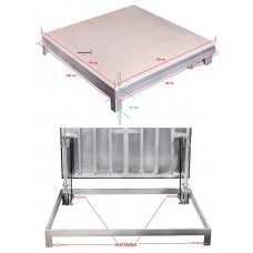 Grīdas lūka 90 x 100(R) cm izmantošanai ārpus telpām Grīdas lūka 90 x 100(R) cm izmantošanai ārpus telpām